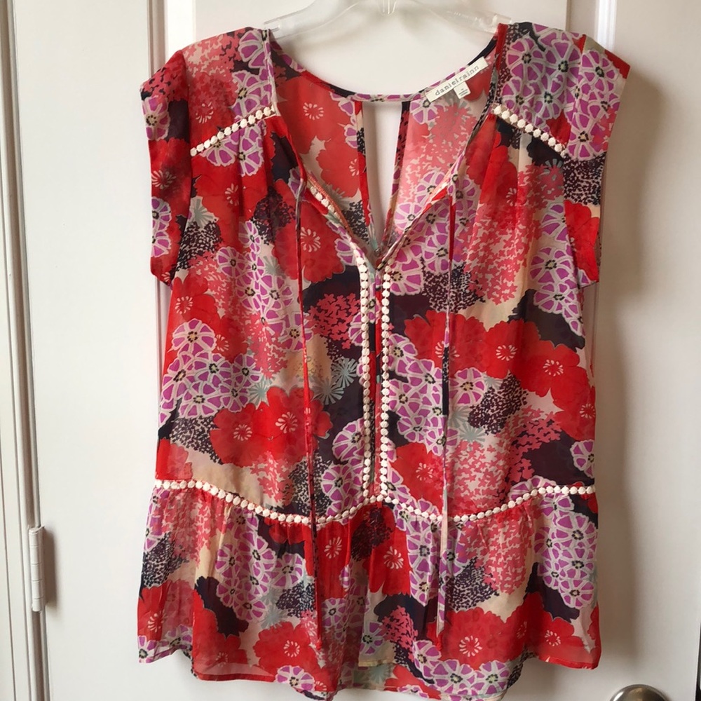 danielrainn | cap sleeve blouse